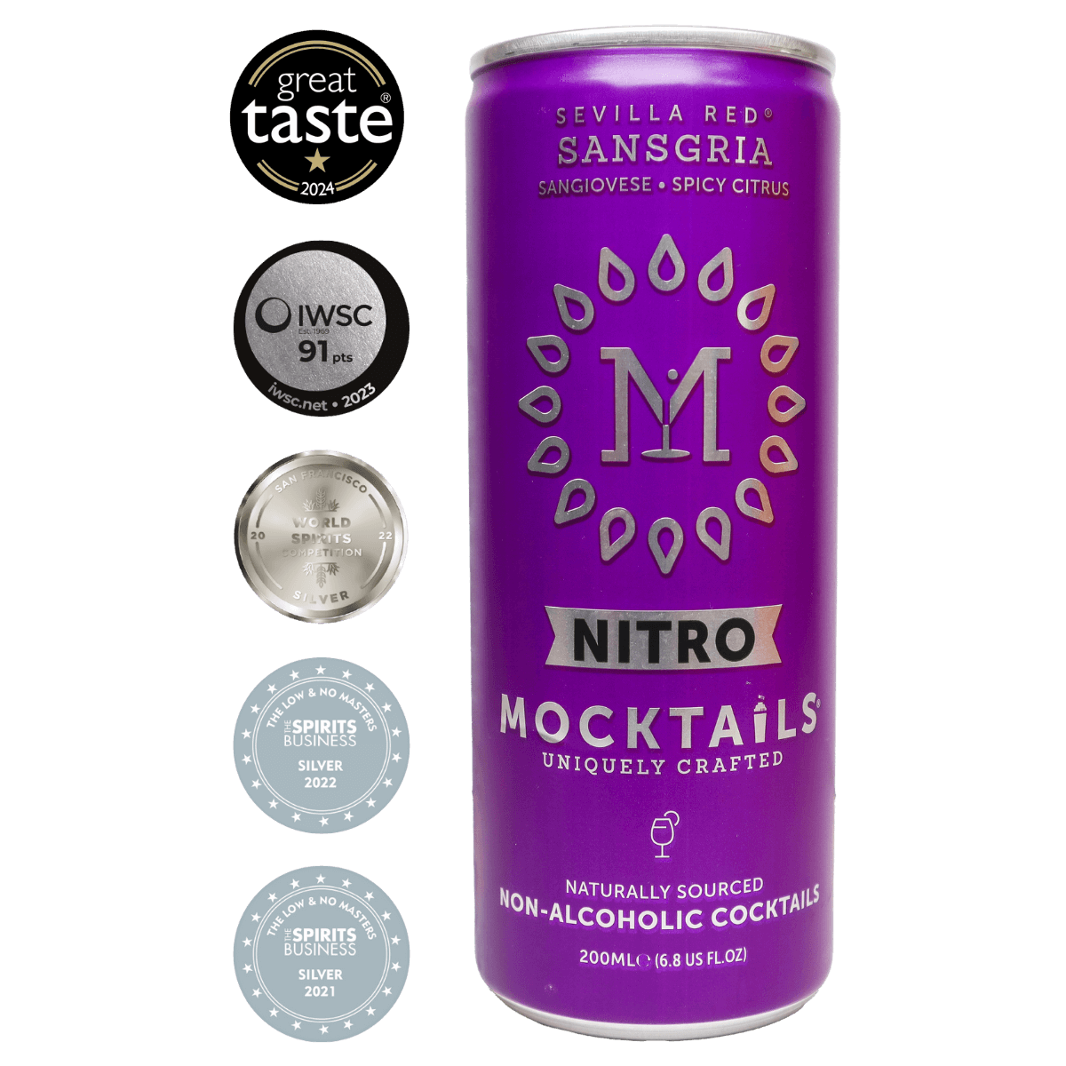 Sangria Nitro Mocktail